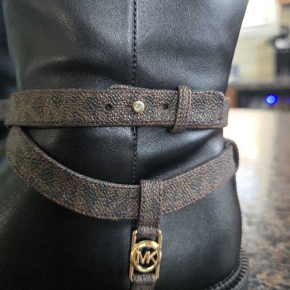 Michael Kors Mandy Style Black Boots